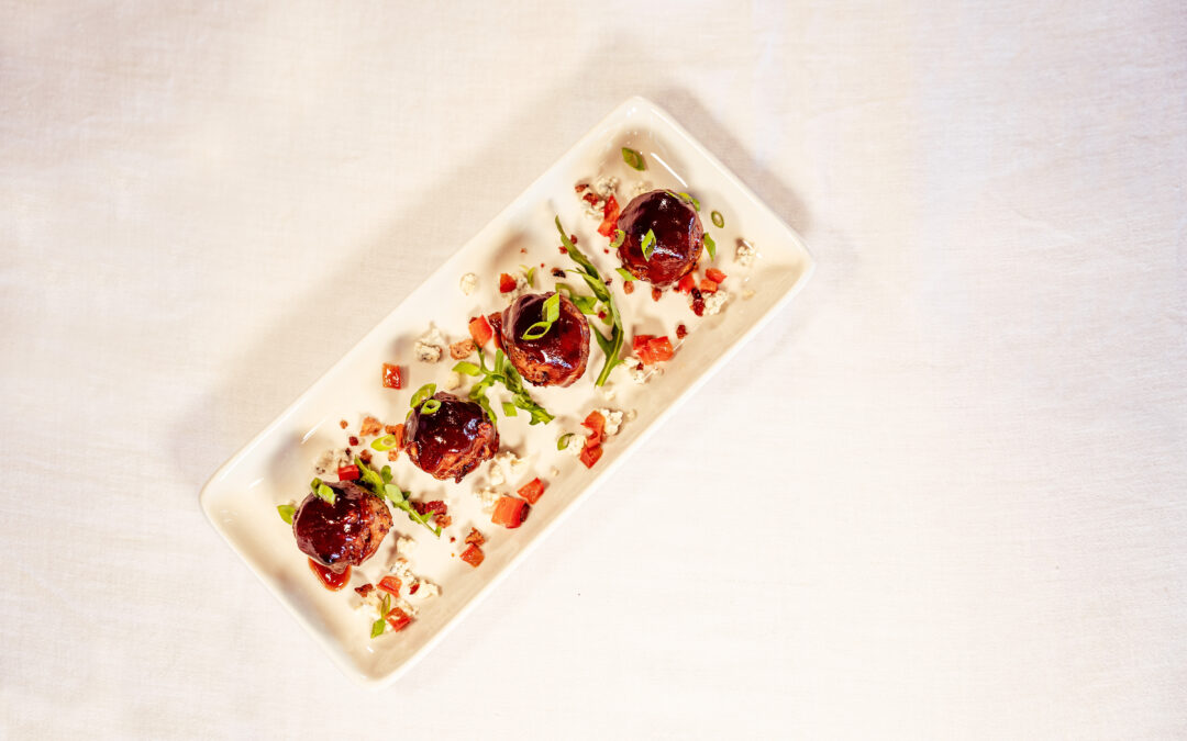 Bacon & Blue Cheese Meatballs Appetizer