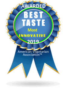 Best Taste-Most Innovative Award presented by the American Vegetarian Association