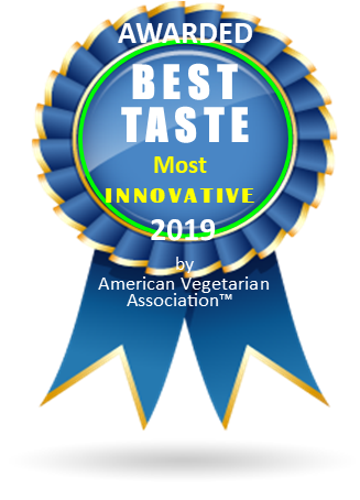 Best Taste-Most Innovative Award presented by the American Vegetarian Association